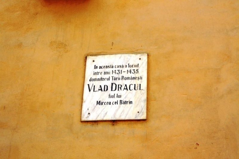 Angeblich das Geburtshaus von Fürst Vlad III, alias Dracula