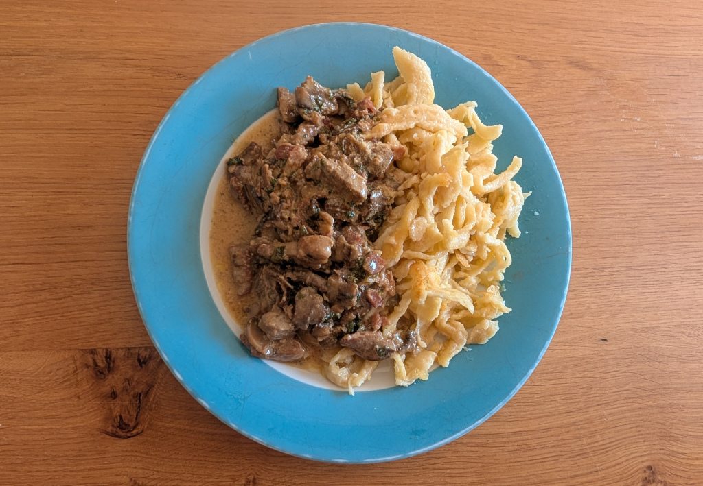 Geschnetzeltes vom Schweinefilet